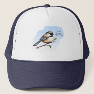 Boné ASAS DE BÚFALO CHICKADEE por Jeff Willis Art