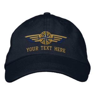 Boné Asas do norte personalizadas do piloto do compasso