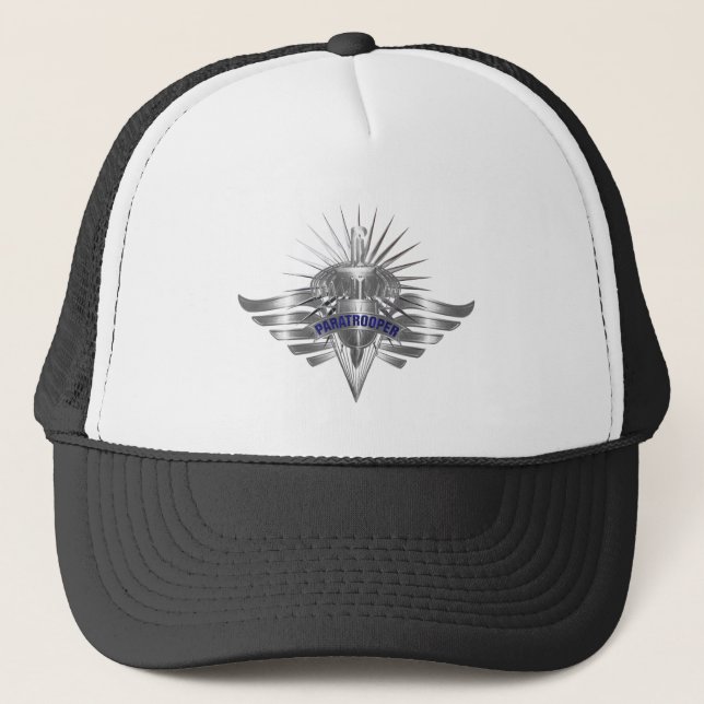 Boné Asas Personalizadas de Paraquedista Incríveis (Frente)