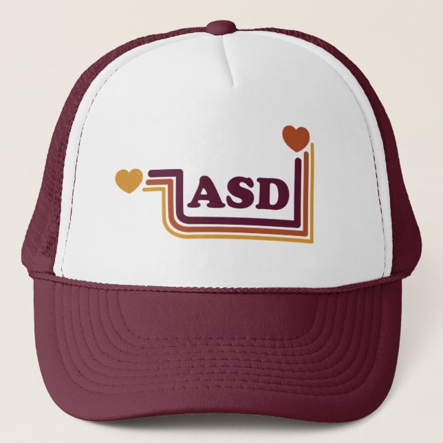 Boné ASD Love Retro Trucker Hat (Frente)