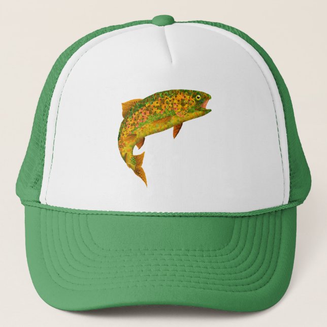 Boné Aspen Leaf Rainbow Trout 2 (Frente)