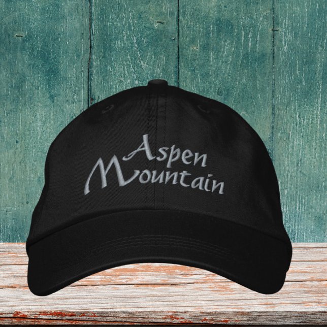 Boné Aspen Mountain Colorado Embroiderou Hat (Criador carregado)