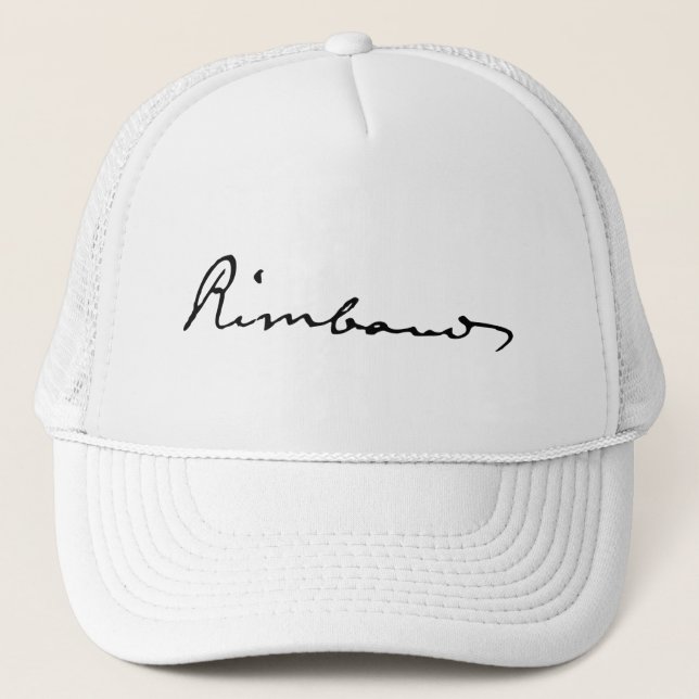 Boné Assinatura de Arthur Rimbaud (Frente)