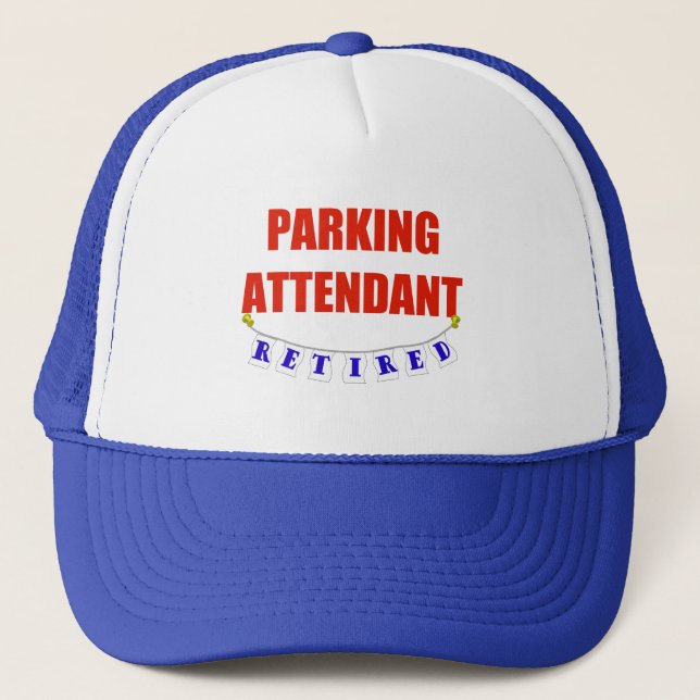 BONÉ ASSISTENTE DE ESTACIONAMENTO APOSENTADO (Frente)