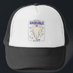 Boné Assustadoramente Adorável Dia de as Bruxas engraça<br><div class="desc">Prepare-se para assombrar a cena do Dia das Bruxas com a nossa camiseta "Assustadoravelmente Adoráveis Ditos de Dia de as Bruxas engraçado"! É a mistura perfeita de espasmos e fofos, com frases estranhas e fantasmas que farão com que todos gritem com risos. Quer você vá enganar ou tratar ou apenas...</div>