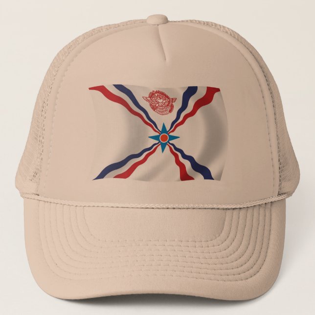 Boné Assyrian Nation Flag Hat (Frente)