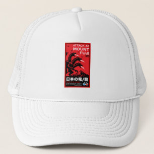 Boné Ataque Kaiju Japonês No Monte Fiji