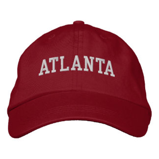 Boné Atlanta White e Red