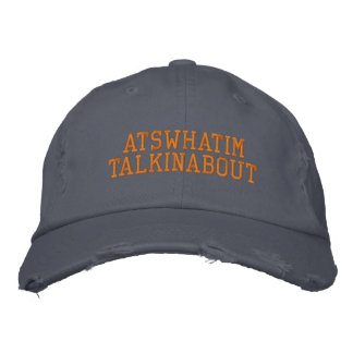 Boné ATSWHATIMTALKINABOUT Blue e Orange Chino Hat