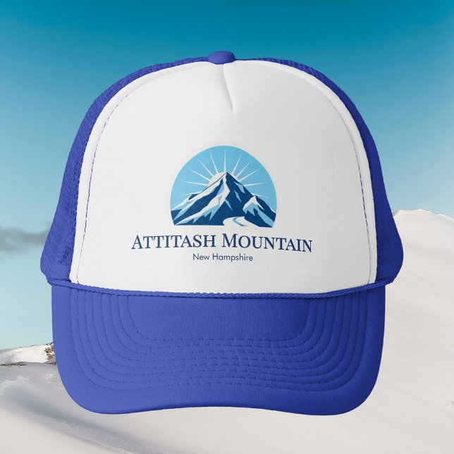Boné Attitash Mountain New Hampshire ski resort Hat (Criador carregado)