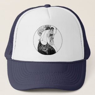 Boné Aubrey Beardsley A Saia do Pavão Art Nouveau