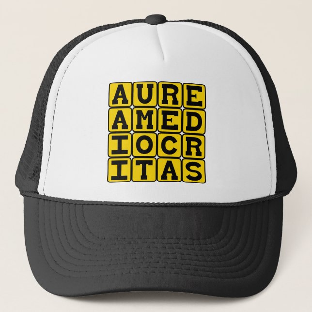 Boné Aurea Mediocritas, Termo Médio (Frente)