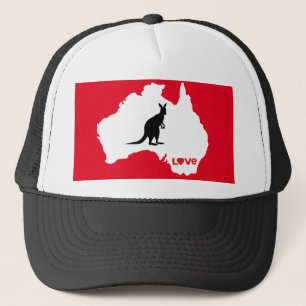 Boné Aussie Love Kangaroo White