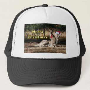 Boné Aussie Style Christmas Kangaroos