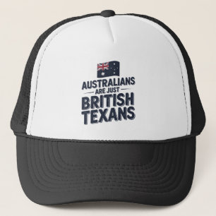 Boné Australianos São Apenas Textos Britânicos