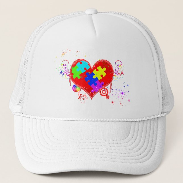 Boné Autism Shining Heart (Frente)