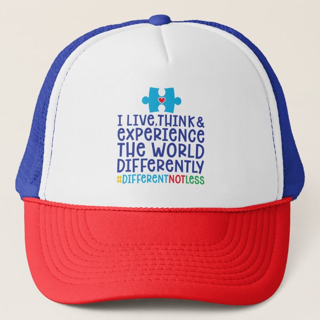 Boné Autism Trucker Hat/Boné (Frente)