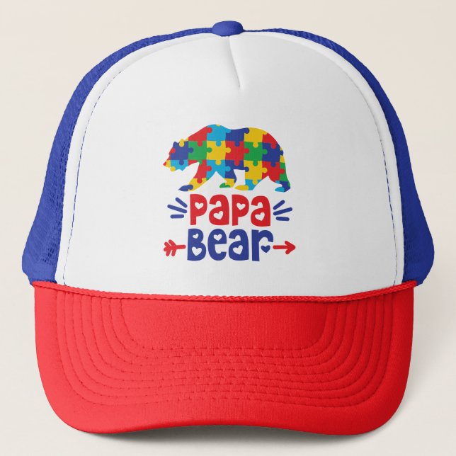 Boné Autism Trucker Hat/Cap (Frente)