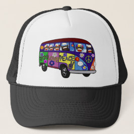 Boné Autocarro da Paz do Macaco de Meia