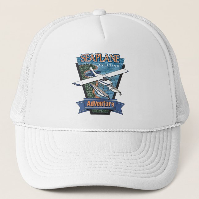 Boné Aventura da Seaplane Aviation (Frente)