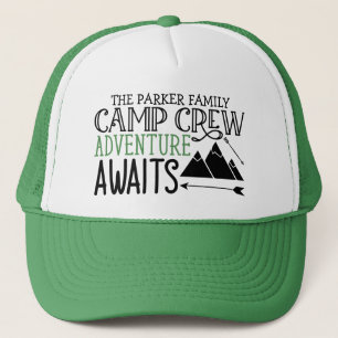 Boné Aventura de Camping de Cabina do NOME Personalizad