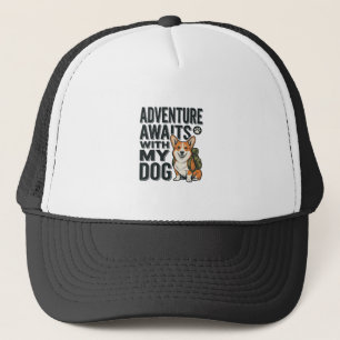 Boné Aventura Espera Com Meu Cachorro Design de Caminha