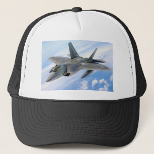 Boné avião militar de raptor