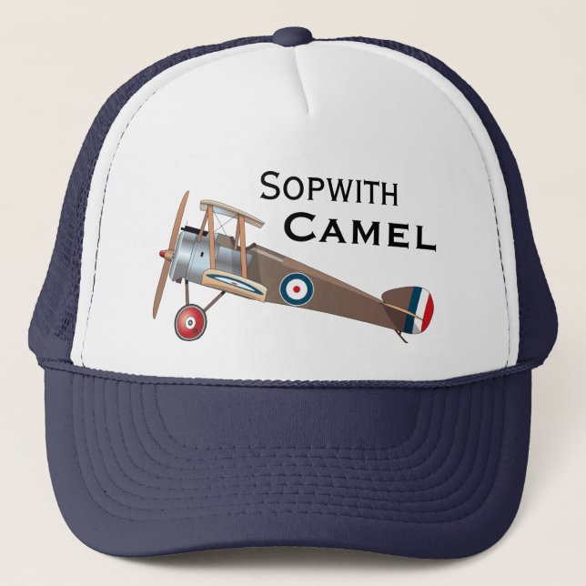 Boné Avião Sopwith Camel (Frente)
