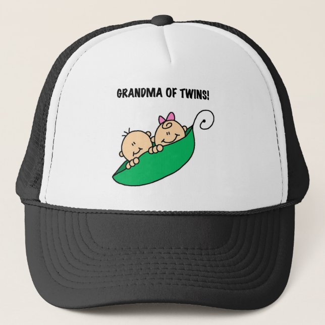 Boné Avó de Gêmeos em Camisetas e presentes (Frente)