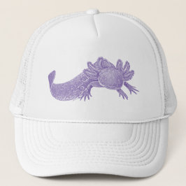 Boné Axolotl Trucker Hat - PURPLE