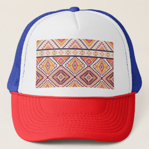 Boné Aztec Tribal Esclarecida Sem Costura