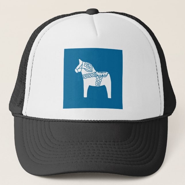 Boné Azul do cavalo de Dala (Frente)