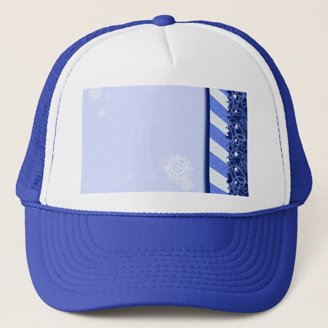 Boné Azul do inverno (Frente)