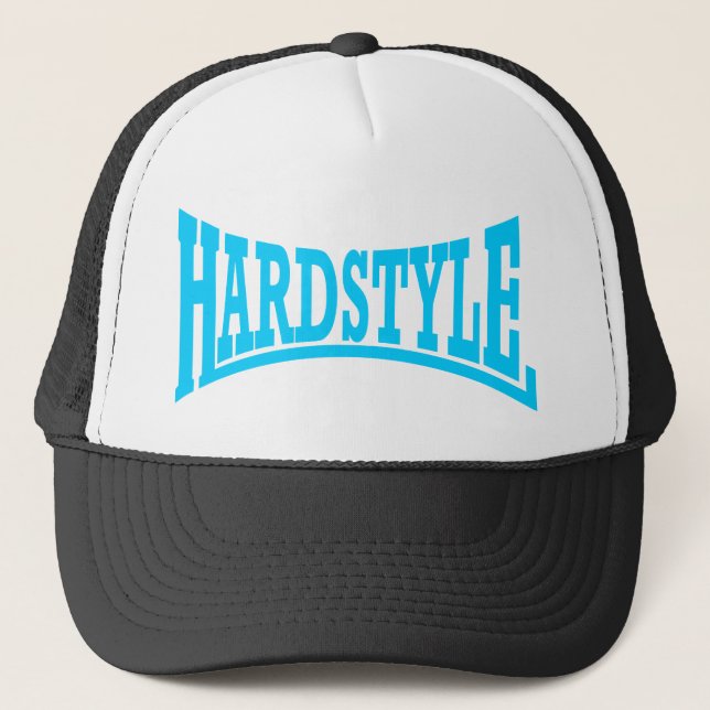 Boné Azul do logotipo de Hardstyle (Frente)