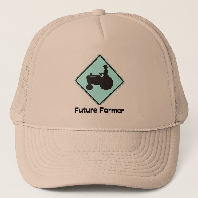 Boné Azul futuro do fazendeiro (Frente)