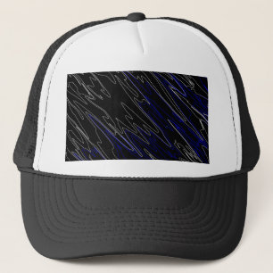 Boné Azul preto marmoreado