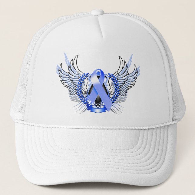 Boné Azul tribal da consciência (Frente)