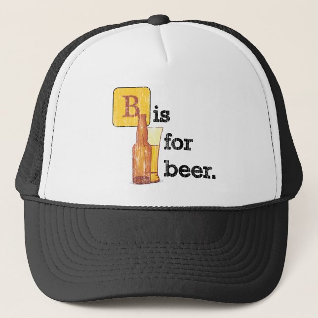 Boné "B" é para a cerveja (Frente)