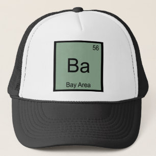 Boné Ba - Camiseta Divertida Símbolo Elemento Químico d