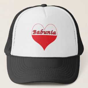 Boné Babunia Polonês Heart