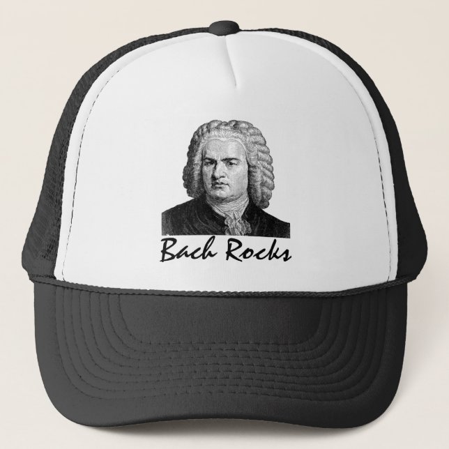 Boné Bach balança t-shirt e presentes (Frente)