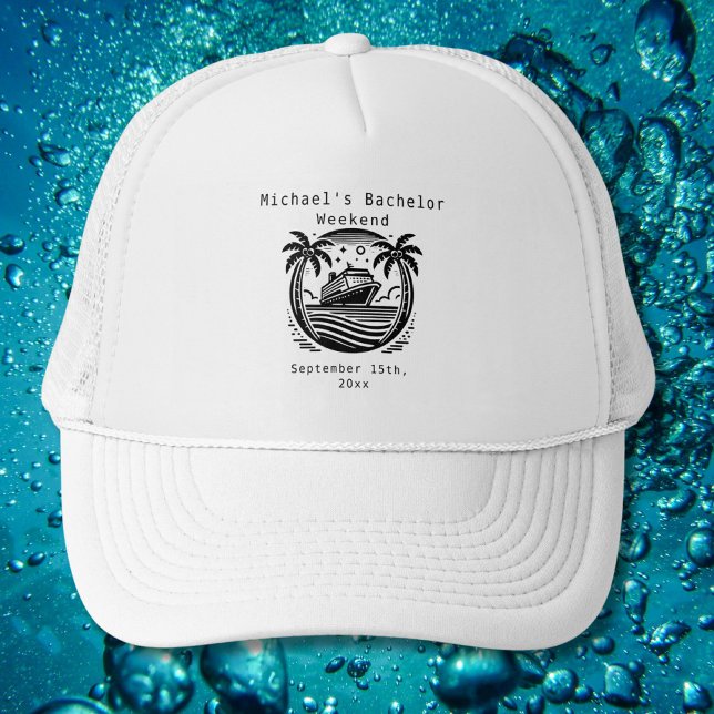 Boné Bachelor Party Hat | Cruise Stag Party (Criador carregado)