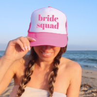 Bachelorette de Esquadrão Retro Moderno Rosa Giras