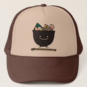 Boné Bacia feliz dos Ramen
