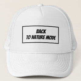 Boné "Back to Nature Mode