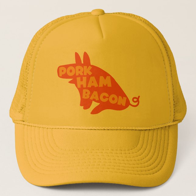 Boné bacon do presunto da carne de porco (Frente)