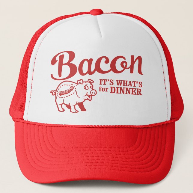 Boné bacon - é o que é para o comensal (Frente)