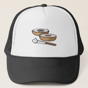 Boné bagel e queijo creme