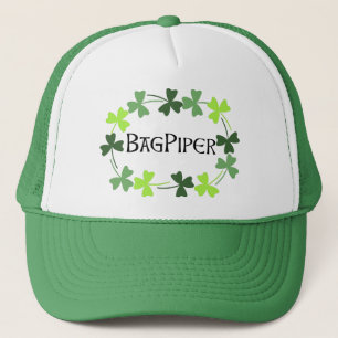 Boné Bagpiper Shamrock Oval