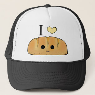 Boné Baguette de cartoon de padaria francês